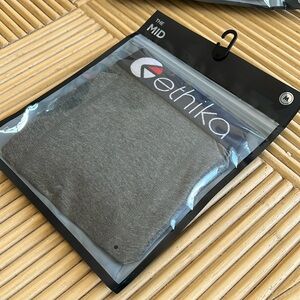 Ethika Mens MID Boxer Brief | Heather Black Grey